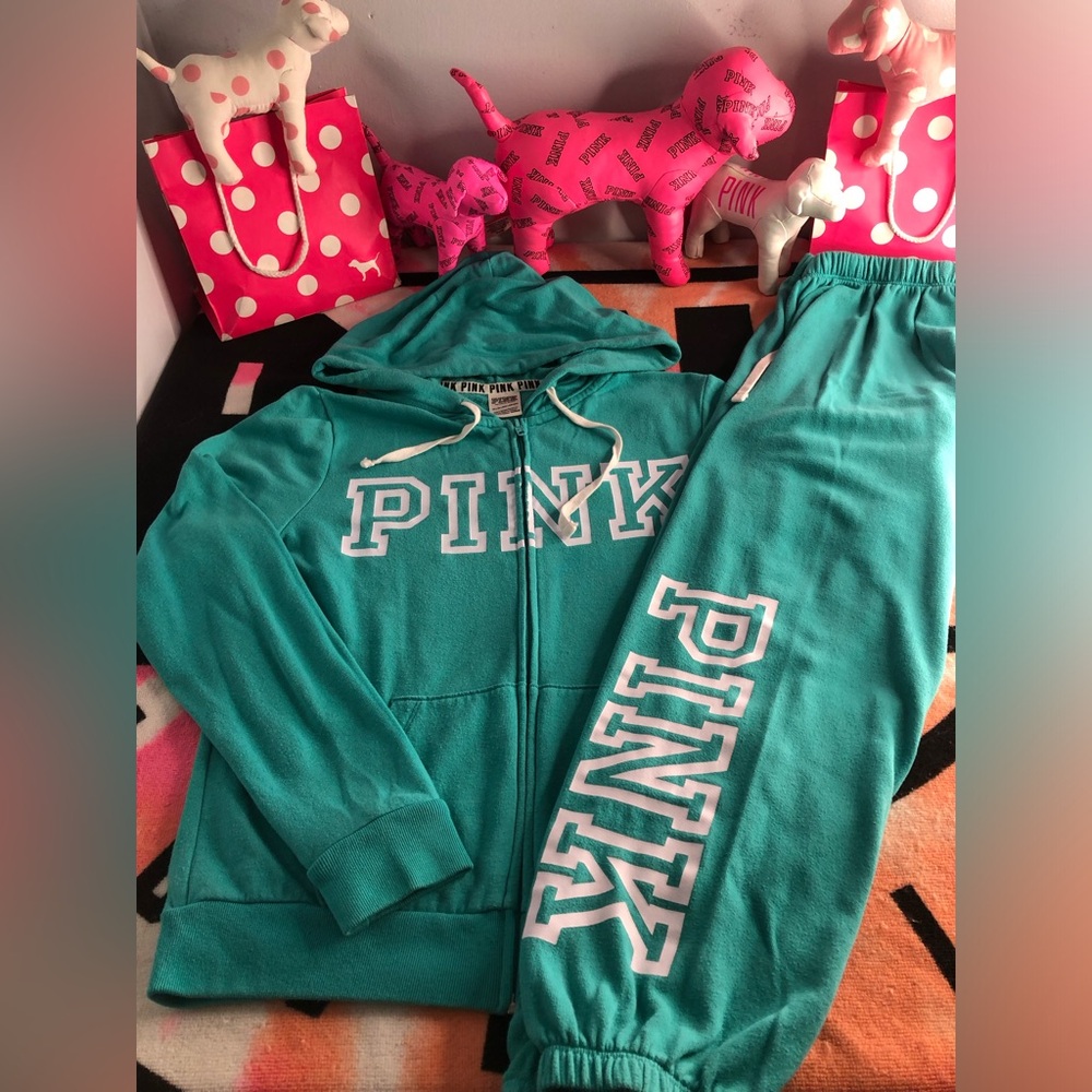 2019 Victoria's Secret PINK Matching Hoodie and Sweatpants Set